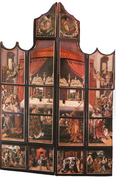 Petrikirche altarpiece closed - view 1