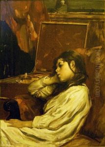 Jeanne Meunier by Constantin Meunier