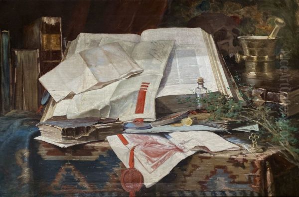 Still Life with Books - view 1
