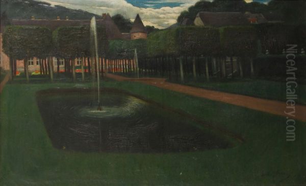 Fountain in the park - view 1
