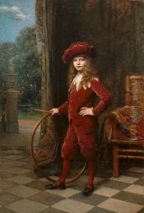Portrait of Oscar Ruben von Rothschild (1888-1909) by Leopold Horovitz