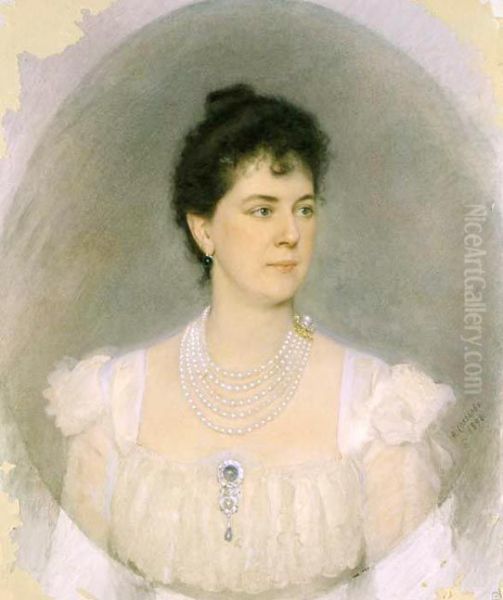Portrait of the educator, collector and artist Princess Maria Tenisheva (1858-1928 - view 1
