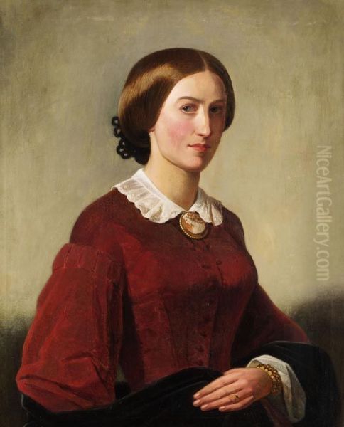 Portrat einer Dame mit Brosche - view 1