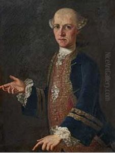 Portraits eines noblen Herrn und einer noblen Dame Portraits eines noblen Herrn und einer noblen Dame