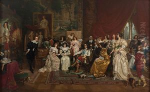 Anthony Van Dyck at the court of Charles by Eugene Siberdt