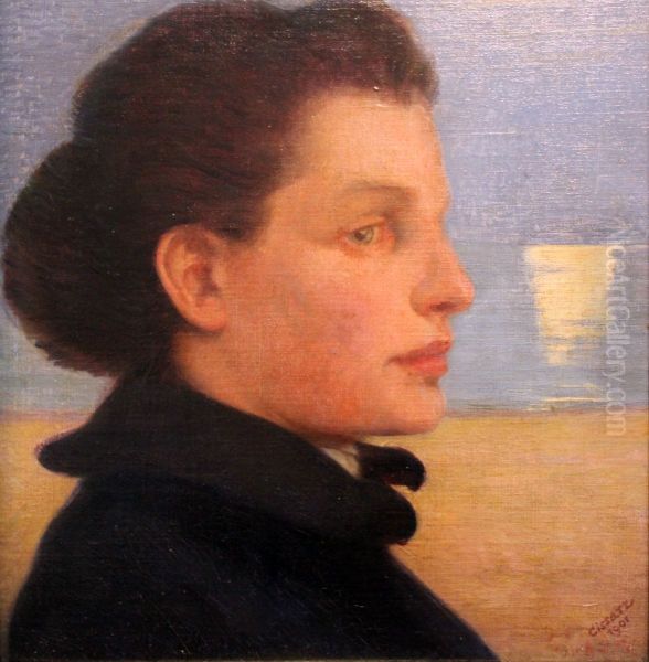 Portait of a Woman by the Sea - view 1