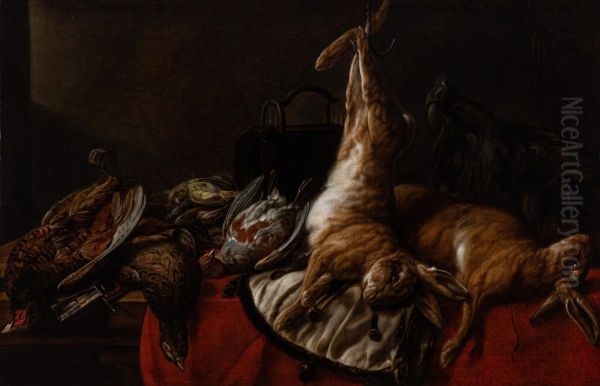 Still life with dead game and birds - view 1