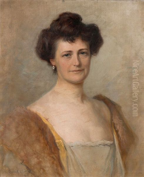 Portrait of Maria J. Harajewicz - daughter of Henryk Bukowski - view 1