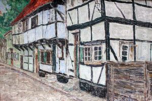 Half-timbered Houses by Christian Rohlfs