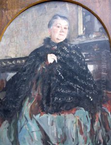 Portrait of the actrice G.H. Fedotovoj