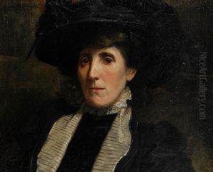 Portrait of a woman by Charles Van Havermaet