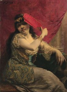 An oriental Beauty by Agapit Stevens