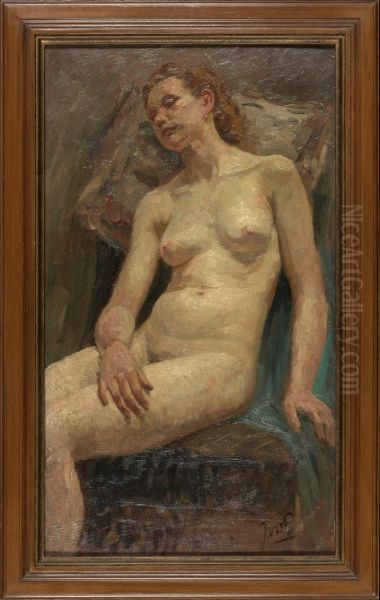 Sitting nude - view 1