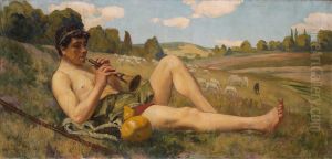 Shepherd Playing the Flute