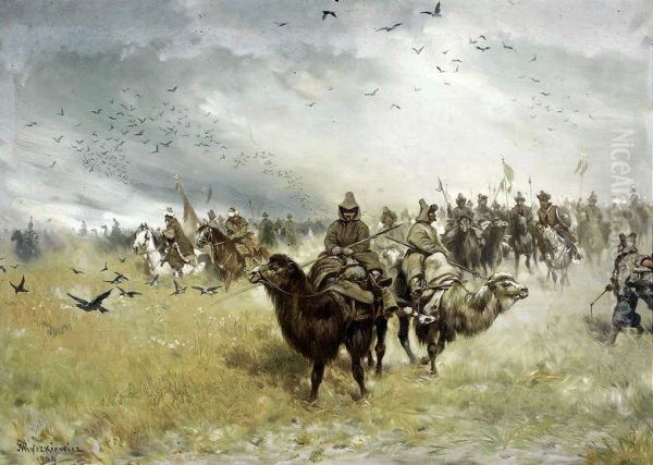 Tatars in the vanguard of the Turkish army. - view 1