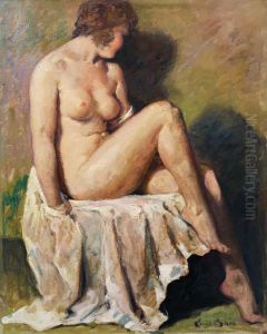 Seated nude Seated nude