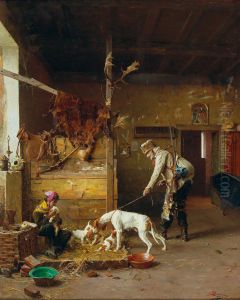 Off to the hunt by Giovanni Battista Quadrone