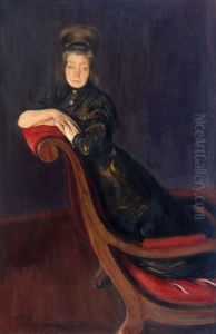 Portret zony artysty by Konrad Krzyzanowski