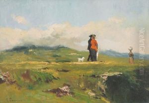 Passeggiata Nei Campi by Filippo Carcano