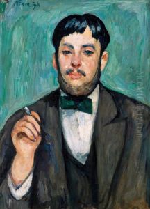 Portret Pana B. (Mezczyzna z papierosem).