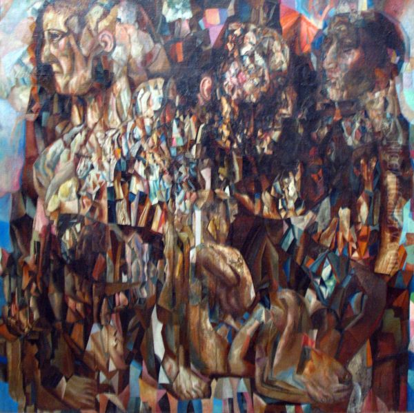 Composition. Faces. - view 1
