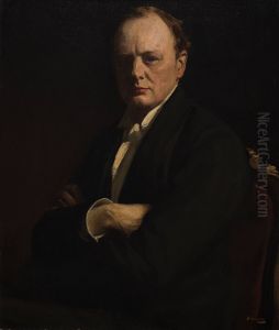 Sir Winston Churchill by John Lavery
