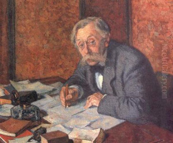 Portrait of Emile Verhaeren - view 1