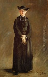 Portrait de l'abbe Hurel by Edouard Manet