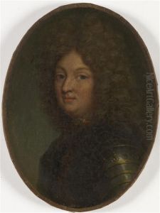 Portrait de Louis Dauphin ; fils unique de Louis XIV by Jean-Marie Ribou