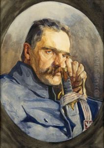 Portret Jozefa Pilsudskiego by Jan Kanty Gumowski