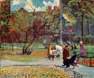 May Day, Boston by Louise Upton Brumback