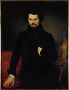 Portrait of Edouard Fetis by Louis Gallait