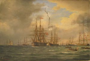 The frigate Jylland and the corvette Heimdal.