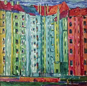 Green Back buildings by Walter Ophey