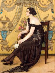 Roza Saronu (Portret Zofii Minderowej; Fantazja ornamentalna) Roza Saronu (Portret Zofii Minderowej; Fantazja ornamentalna)