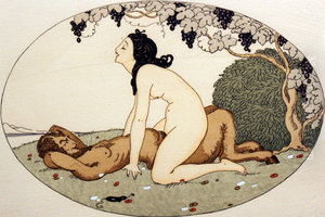 Series of watercolors, which appeared in 1925 under the title "Les Delassements d'Eros" in Erotopolis (Paris). Series of watercolors, which appeared in 1925 under the title "Les Delassements d'Eros" in Erotopolis (Paris).