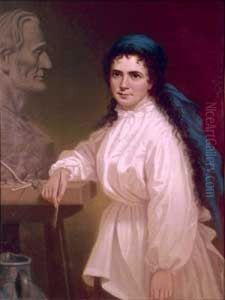 Portrait ofVinnie Ream by George Caleb Bingham