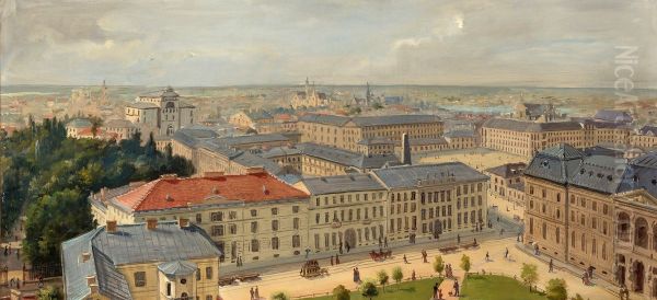 View of Warsaw from the Holy Trinity Church. - view 1
