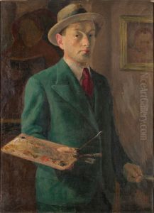 Self-portrait by Samuel Finkelstein