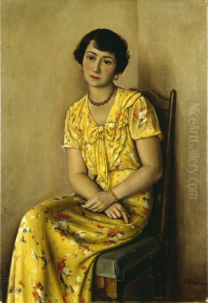 Jeune femme en jaune (Portrait de Mme. S.) - view 1