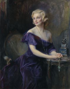 Portrait of Mrs Philip Astley, nee Madeleine Carroll by Philip de Laszlo