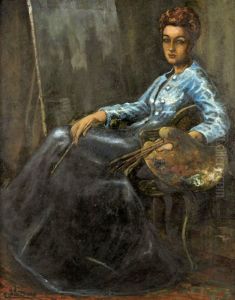 Portrait of Rachel Baes by Emile Baes