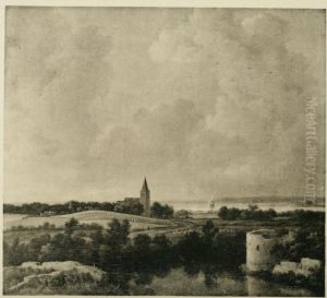 Landscape with the ruins of a fort