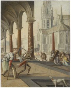 Allegory of Death by Hendrick Aerts