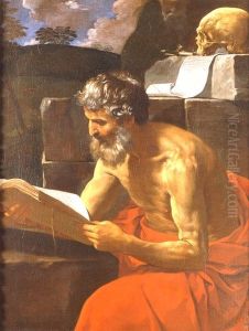 Saint Jerome reading