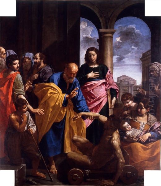 Saint Peter healing the cripple - view 1