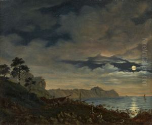 View of Cape Arkona in Rugen by Johann Friedrich Boeck