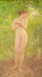 Femme nue dans la foret Femme nue dans la foret