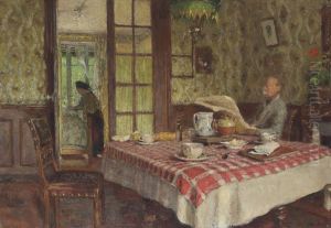 La lecture dans la salle a manger, Vaucresson
