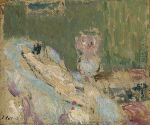 (Jupiter et Antiope, Study after the Titian painting from the Louvre) by Jean-Edouard Vuillard